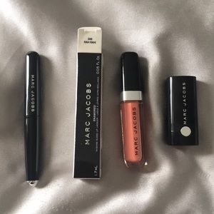 Marc Jacobs lipgloss,lipstick,eyeliner sephora set